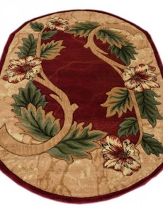 Синтетический ковер Hand Carving 0926A bordeaux-beige - высокое качество по лучшей цене в Украине.